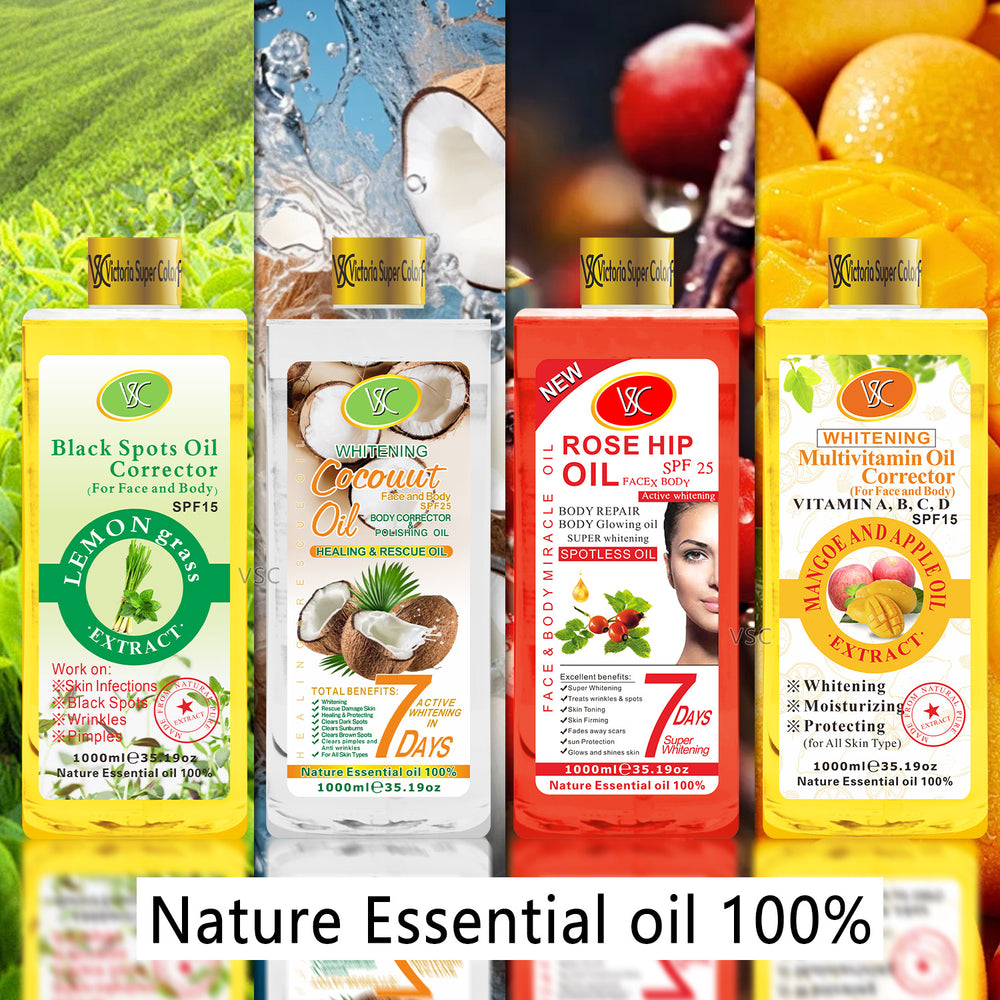foreign trade turmeric essential oil body and facial moisturizing and black rose essential oil heating massage oil 1000ml