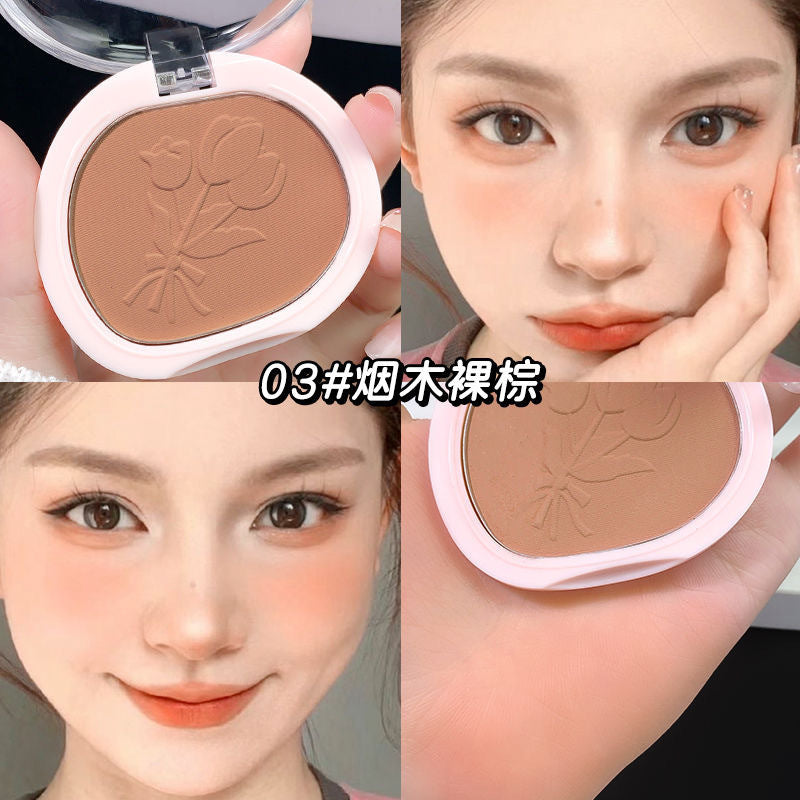 Novo velvet matte blush - effortless color, natural nude look, instant radiance. perfect for students!