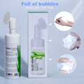 aloe vera mousse facial cleanser 450ml foaming cleanser gentle deep cleansing hydrating moisturizing cleansing batch