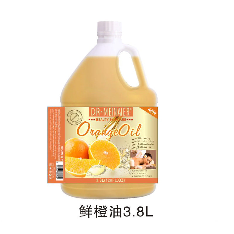 3.8l large bucket massage oil floral fruity brightening facial & body moisturizing olive oil lavender essential oil spa oil