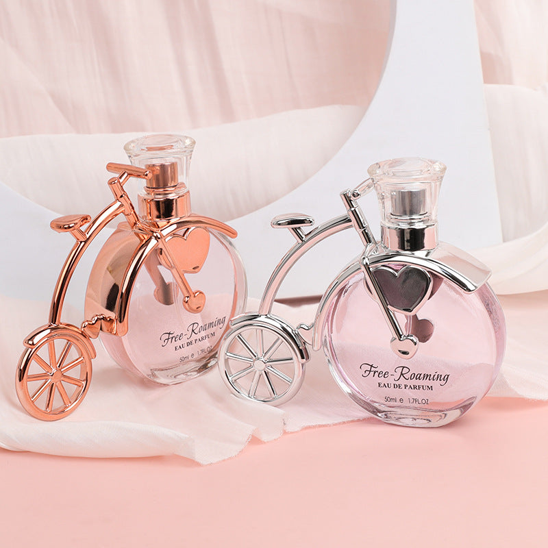 Ready-to-ship, trending cross-border chimei perfume for women – long-lasting, effortlessly chic, bicycle-themed ornament, classic eau de toilette, wholesale