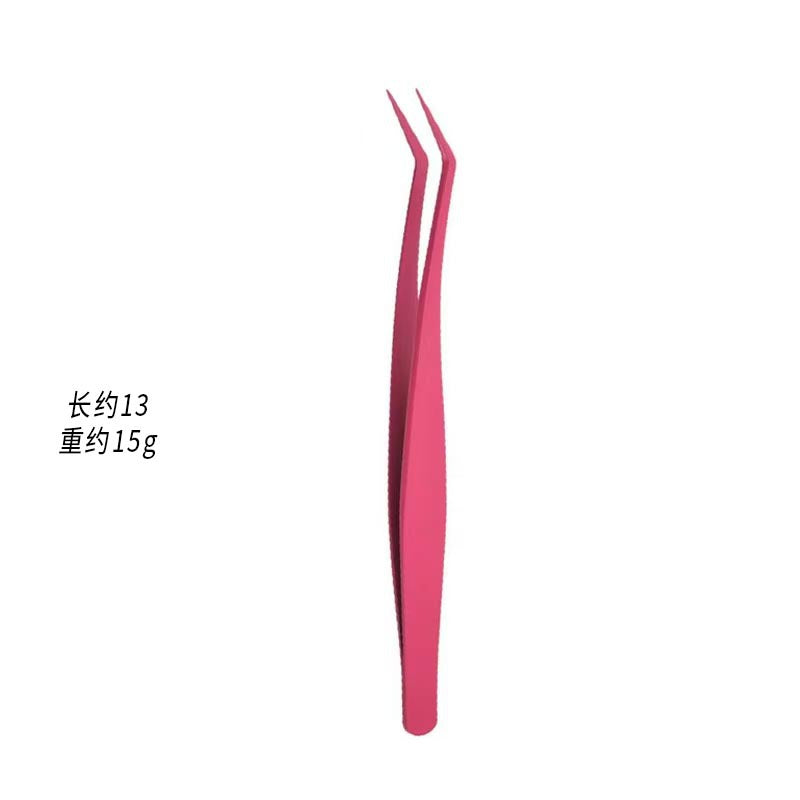 Non-stick eyelash tweezers, golden feather clip, anti-stick eyelash curler, cross-border non-stick tweezers, beauty tools, eyelash curler