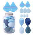 Export hot beauty egg set cross-border 14-piece mini triangle water drop puff air cushion makeup egg sponge