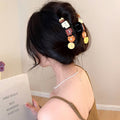 Snack food popular cute biscuit clip kids hair clip elegance back of head spring and summer shark clip headwear hairpin