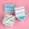 popular false eyelashes adhesive strips replacement large capacity waterproof anti-sweat segmented self-adhesive transparent jelly eyelash adhesive strips