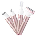 Portable underarm hair remover, leg hair trimmer, and intimate area shaver - women's full body washable electric shaver