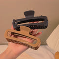 Extra large hair clip, large hair clip, back of head, hair clip, thick hair, square frosted shark clip, headwear