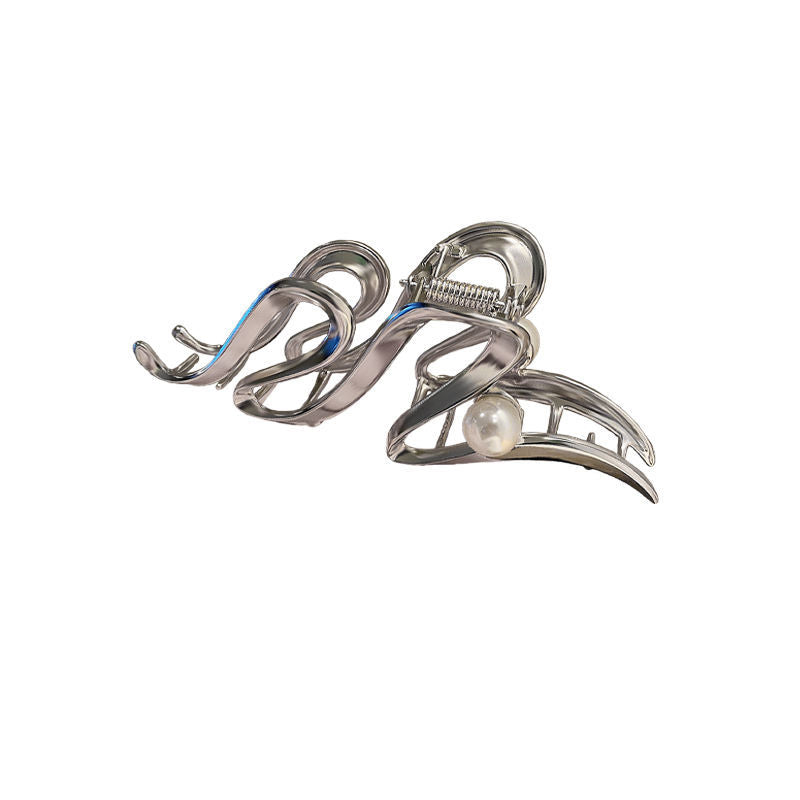 Sense of designniche style cold style gripper ins hairpin female back of head shark clip 2024new arrival hair gripper large size