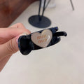 Letter love hair clip high ponytail fixed clip popularsweet grab clip female ball head back of head ponytail clip