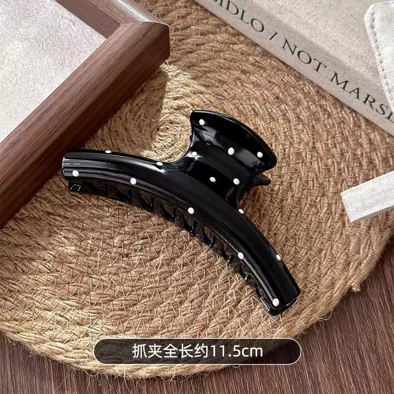 Japanese stylecute polka dot bow clip multi-hair large hair clip easiest for matchgirl back shark clip hair accessories