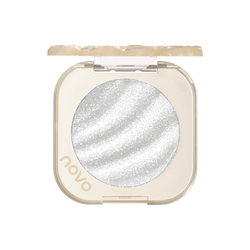 Novo illusion light sculpting highlighter - shimmering, multi-chrome, face illuminator (potato clay texture)