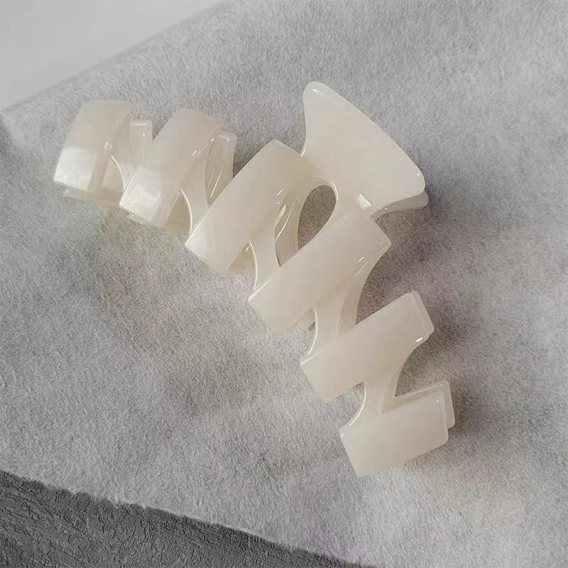 Classy sense of exquisite back head hair clip large hairpin female summer hair volume shark clip hair headwear hair accessories
