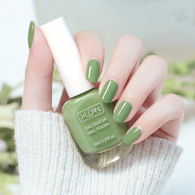 Kudan water-based nail polish, no baking, long-lasting, quick-drying, tearable 10ml light fragrance nail art accessories nail polish glue wholesale