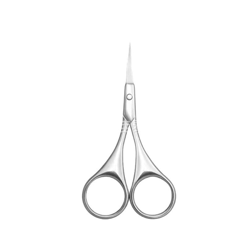 Stainless steel gourd scissors eyebrow trimming scissors trimming round head gourd nose hair scissors makeup multifunctional eyebrow trimming round head scissors