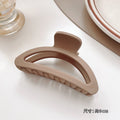 Springnew arrivaleasiest for match cross cut out hair grip milk tea coffee color elegant grip clip hairpin casual hairpin hair accessories