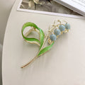 Lily of the valley flower super fairy elegant clip large classy hair clip women's back of the head autumeasiest for match shark clip hair accessories