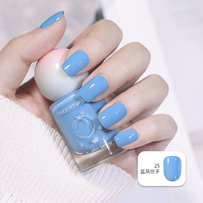Nail polish summer colorful new color water-based nail polish nude nail polish whitening no-bake peelable nail art