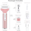 Four-in-one women's private parts shaver, electric armpit hair removal device, trimmer, private hair removal razor, eyebrow trimmer