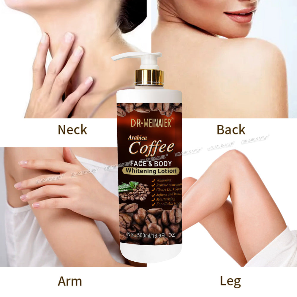 coffee body lotion, skin lotion, skin brightening lotion, moisturizing lotion, black removal lotion, export wholesale