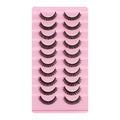 European and american segmented false eyelashes russian volume 3dstereo large curvature european and american thick false eyelashes glue style
