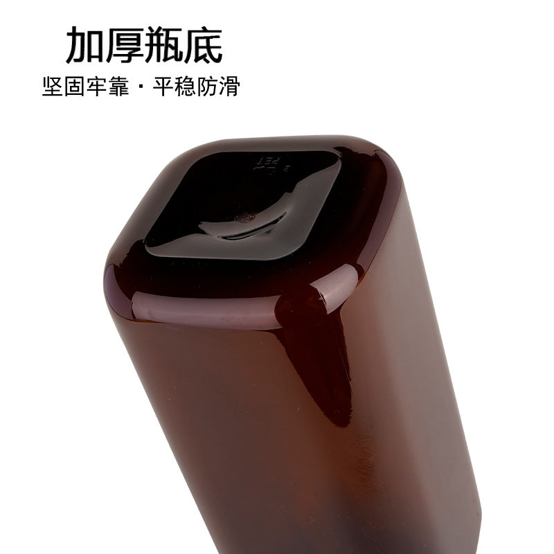 Multi-specification 300ml/500ml/750mlpet washing and care bottles, high-looking shampoo and hand sanitizer press bottles