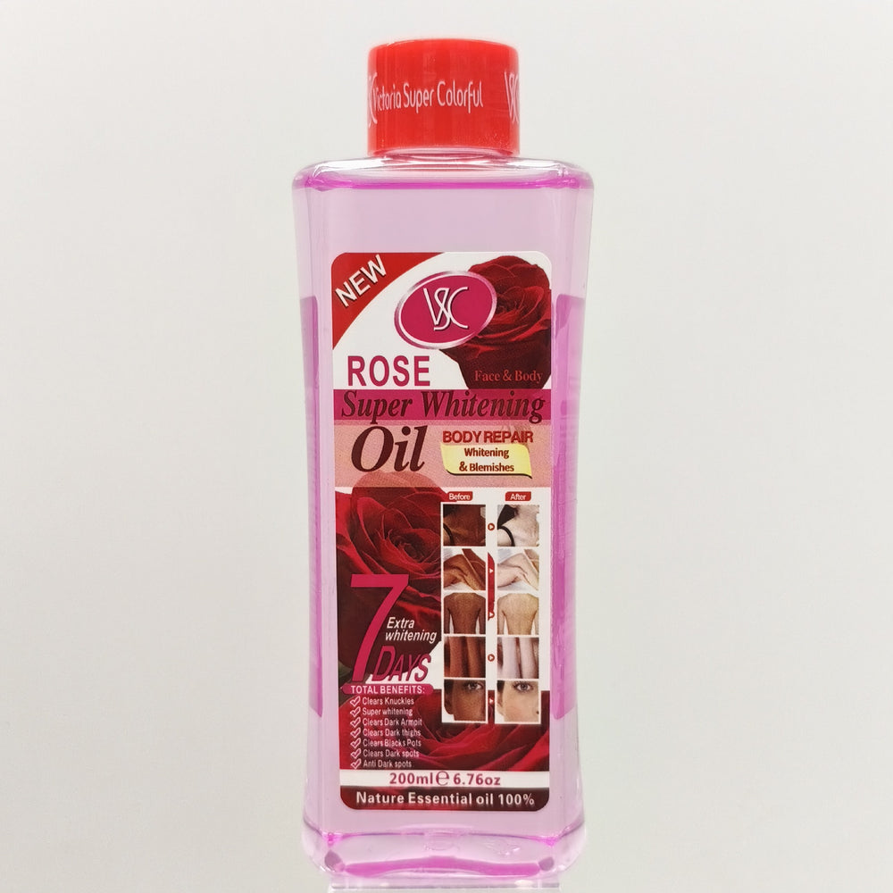 popular red cover 7 days vc rose brightening and repairing essential oil body massage massage turmeric oil 200ml foreign trade