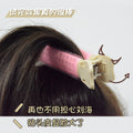 Popular korean style lazy air bangs curl hair root styling fluffy clip self-adhesive hair curl hair clip wholesale
