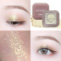 Makeup novo keyboard fingertip eyeshadow sparkling super shiny powder long-lasting non-removing makeup mashed potato single color eyeshadow palette