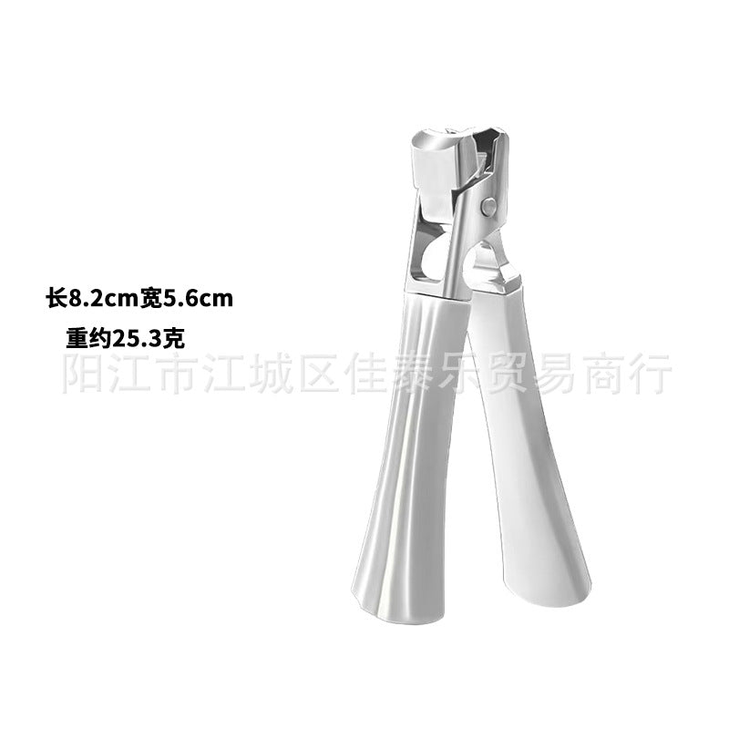New nail clippers for thick and hard toenails - anti-splash design, large size, stainless steel, home use