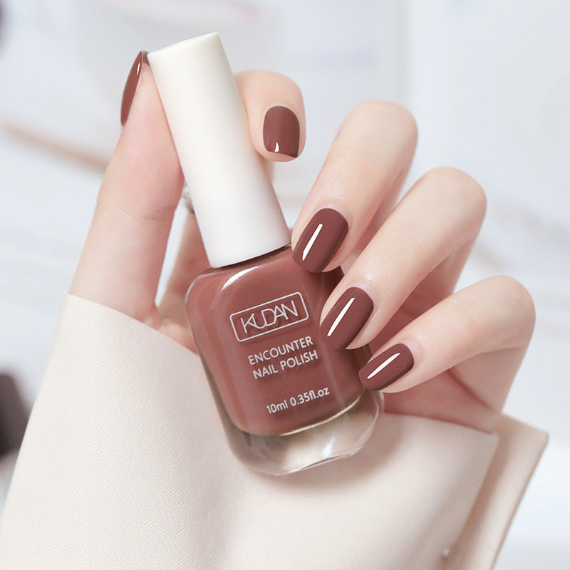 Kudan water-based nail polish, no baking, long-lasting, quick-drying, tearable 10ml light fragrance nail art accessories nail polish glue wholesale