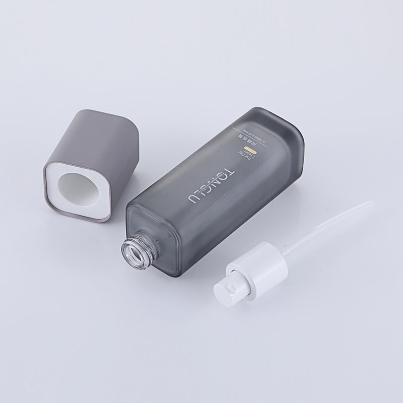 Factory direct sales cosmetic glass bottle packaging materials 100ml lotion essence suit bottle 50g cream refill empty bottle