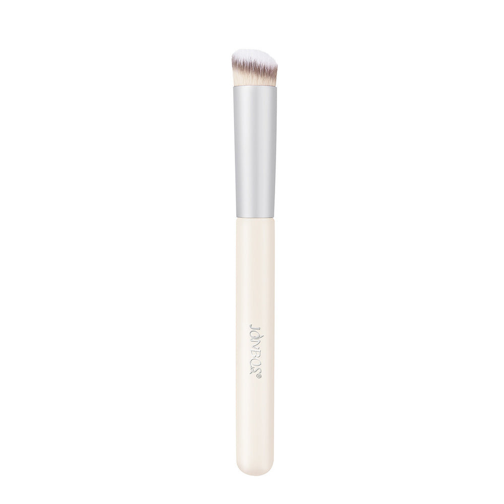 Jonbos white pole wooden handle 270 concealer brush poke brush portable makeup artist special makeup brush soft bristles round head