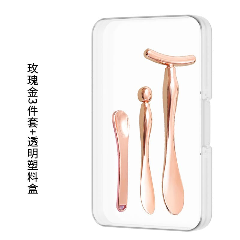 Factory direct metal eye cream spoons - cosmetic beauty tools - zinc alloy eye cream applicators - facial massage sticks