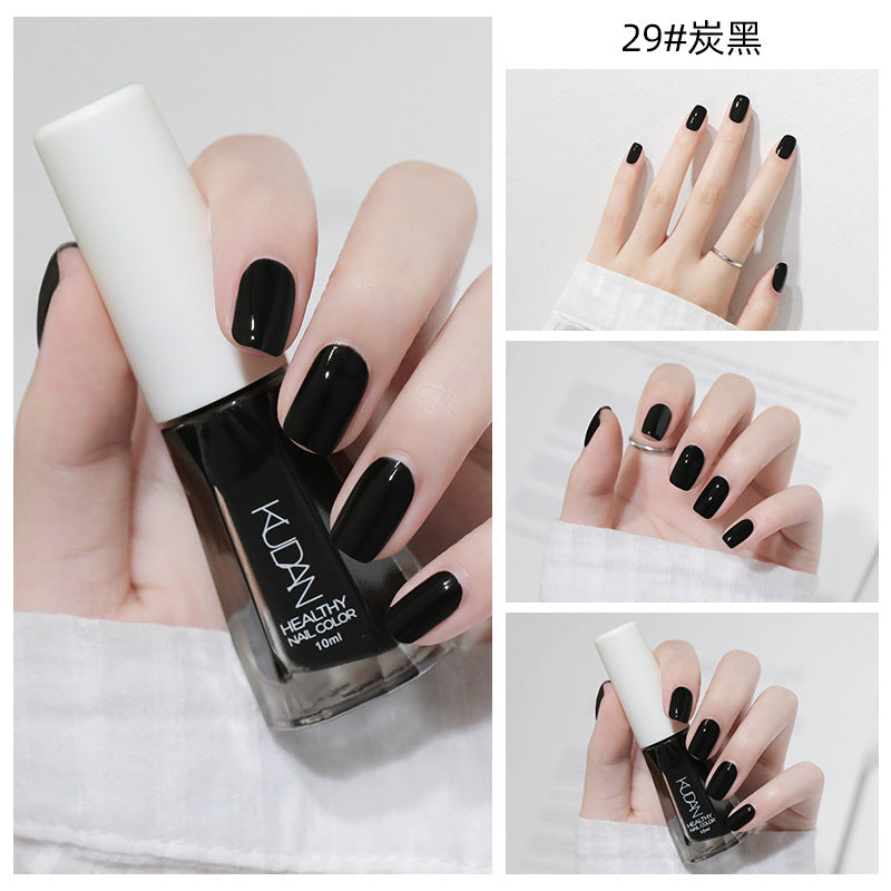 New nail polish: peel-off, no-bake, water-based, odorless, glossy, clear nail polish - spring/summer collection