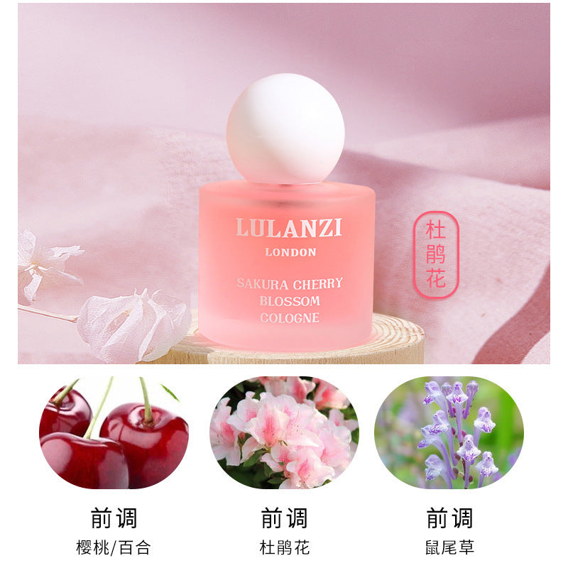 Lulanzi sakura rhododendron orchid perfume women's long-lasting eau de toilette niche student gift set vietnam wholesale