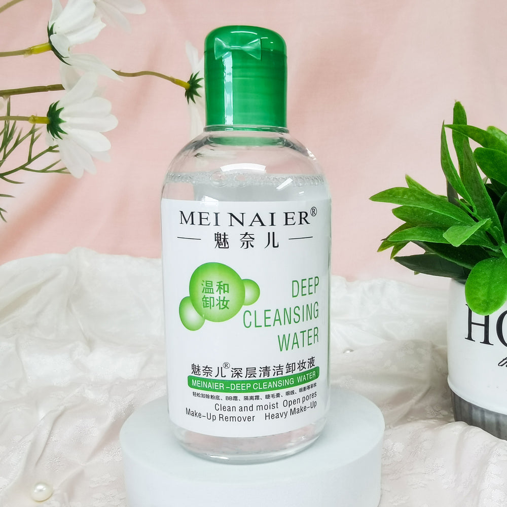 gentle deep cleansing water 250ml hydrating cleansing facial eye and lip three-in-one makeup remover manufacturer wholesale