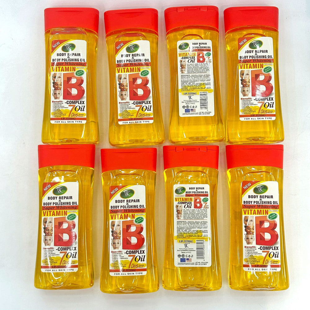 vitamin b facial & body oil - moisturizing massage oil for joints - 200ml - wholesale for export