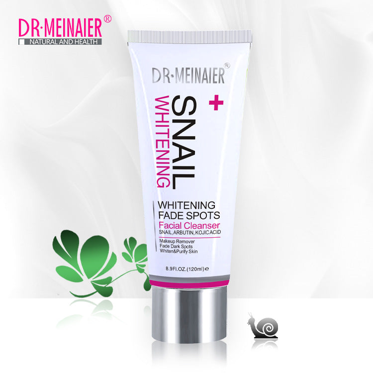 snailcleanser snail repair facial cleanser moisturizing oil control kojic acid brightening facial cleanser export