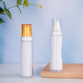 100ml pet light-proof makeup setting thick wall double-layer dispensing spray lotion cosmetic bottle diamond-shaped double-layer bottle medium bottle ml