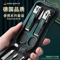 Stainless steel nail clipper set - 6 piece manicure & pedicure tool kit with ear picks - wholesale