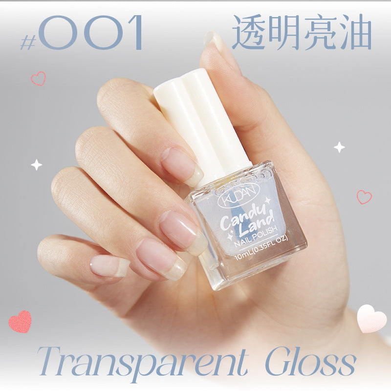 Kudan nail polish no bake quick drying peelable light fragrance 10ml water-based nail polish new cross-border best selling 36 colors