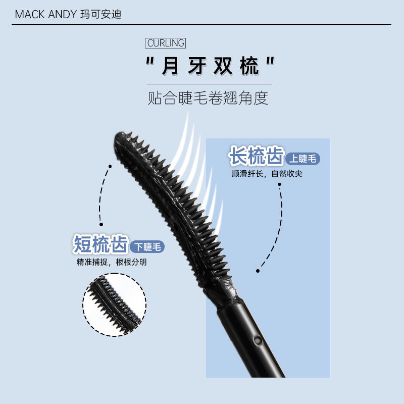 Marco andy 3d volumizing & lengthening mascara - defining, long-lasting, waterproof, sweat-proof, and smudge-proof