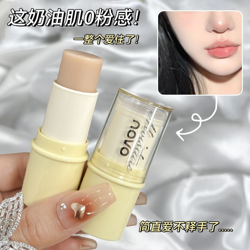 Novo silk satin softening primer stick - invisible pores, hydrating concealer, waterproof, non-caking, student-friendly affordable primer