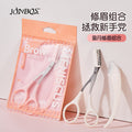Jonbos eyebrow shaping kit: includes eyebrow scissors, eyebrow razor, eyebrow blade, and eyebrow trimmer – perfect for beginners and makeup artists