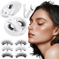Amazon's best-selling eyelash all-in-one box, stereo thick magnetic false eyelash storage box, one-piece clip set