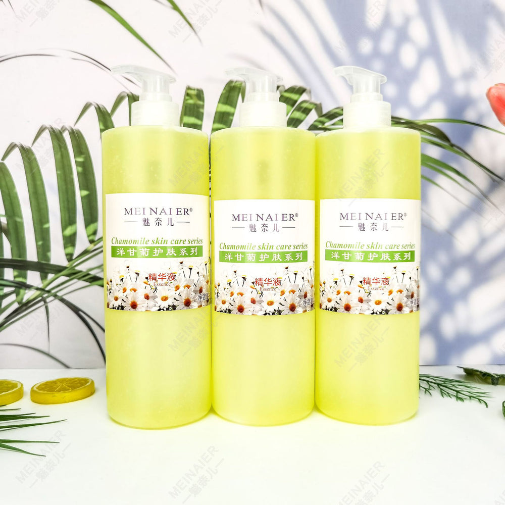 Cosmetic supplies: chamomile essence - skin care, hydrating, moisturizing, brightening, firming, pore minimizing serum - wholesale
