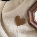 Acetate heart - light coffee