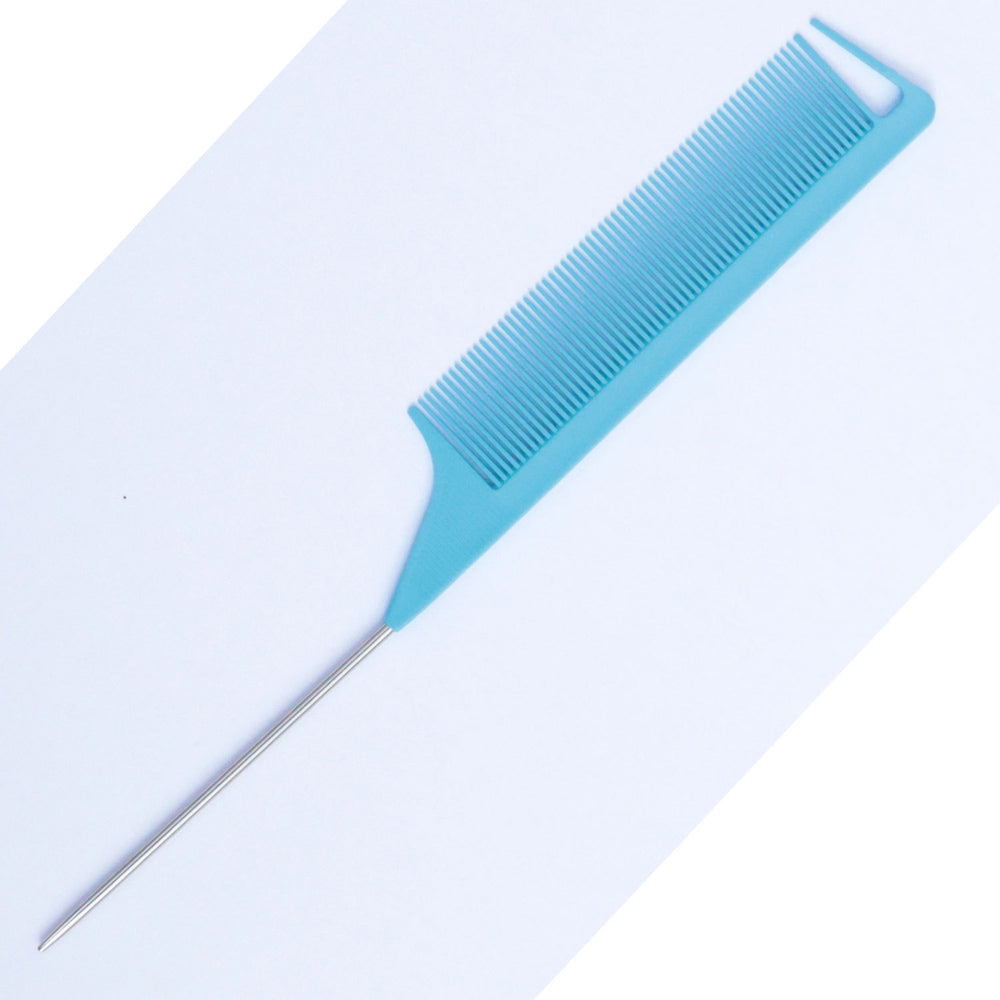 Hot-selling hairdressing comb, highlighting comb, beauty styling comb, steel needle plastic comb, hairdressing comb, hair salon hairdressing tool
