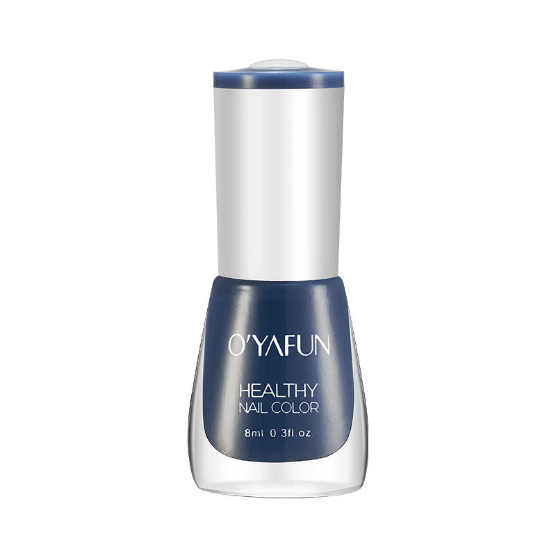 New ouyafei water-based nail polish, no baking required, quick-drying, peelable, 8ml, student-friendly clear top coat, wholesale