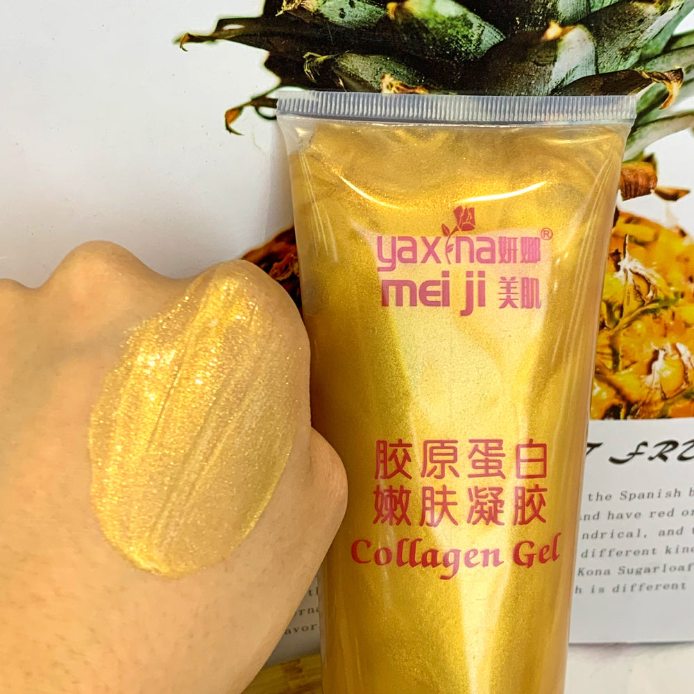Wholesale collagen rejuvenating gel 320g for foreign trade, with facial beauty device application, hydrating gold collagen for face
